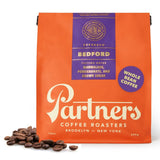 PARTNERS COFFEE ROASTERS - Whole Bean Coffee (Bedford - Espresso, Medium Roast) 12oz - Fruity, Complex, Espresso - Whole Coffee Beans - Lab Tested
