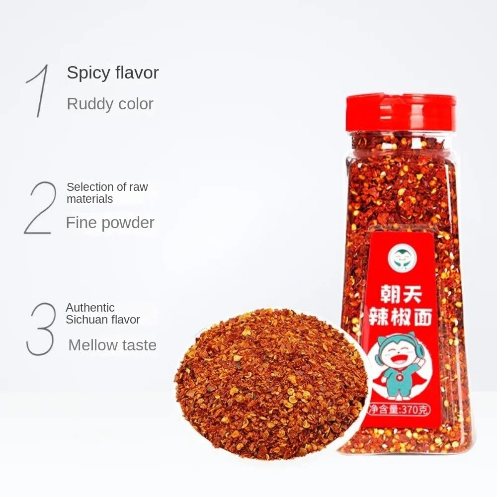 Zercumm Chaotian Chili Powder 370G Large Capacity Dry Material Spicy Spicy Seasoning Dry Rack Seasoning Hot Pot Condiment