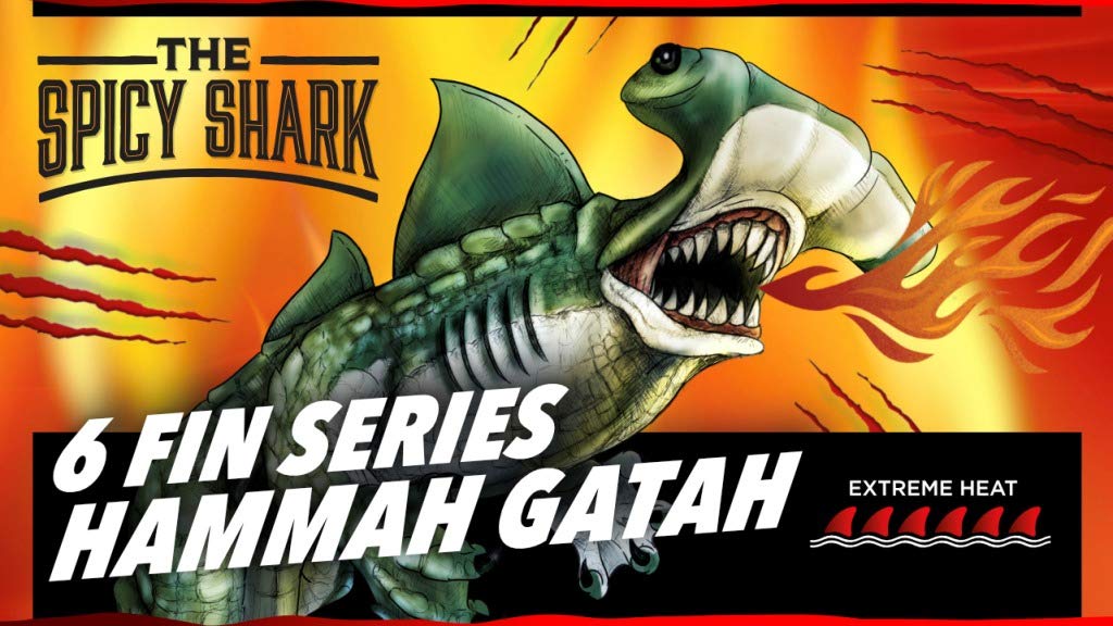 Hammah Gatah Extreme Heat Hot Sauce - Made with Scorpion Pepper, Habanero, Carolina Reaper Pepper & 7-Pot Primo Pepper - Brand Featured on Hot Ones