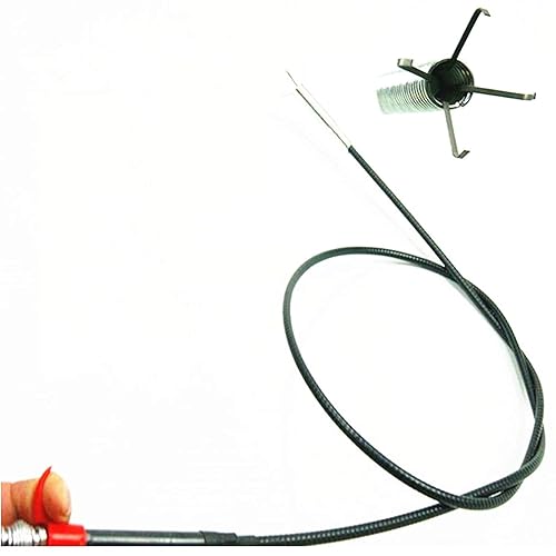63 Inch Drain Pipe Cleaner,Drain Auger Hair Catcher, Sink Dredge Drain Clog Remover Cleaning Tools for Kitchen Bathroom Tub Toilet Washbasin Clogged