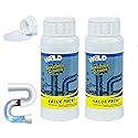 2pc Wild Tornado Sink and Drain Cleaner Powder - Powerful Pipe Dredge for Kitchen & Toilet, Drain Clog Remover, Pipeline Dredging Agent (2)