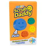 Scrub Daddy Colors - Color Code Cleaning, FlexTexture, Soft in Warm Water, Firm in Cold, Deep Cleaning, Dishwasher Safe, Multi-use, Scratch Free, Odor