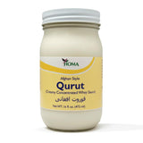 HOMA Afghan Style Qurut, Creamy Concentrated Whey Sauce, Traditional Protein-Rich Dairy Condiment, 16 Fl Oz