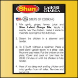 Shan Lahori Chargha Recipe and Seasoning Mix 1.76oz (50g) - Spice Powder for Steamed & Deep Fried Chicken - Suitable for Vegetarians - Airtight Bag in