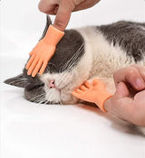 Aomomy Cat Cute Mini Hands Touch Cheek Brushes Finger Toys 1 pairs of fingers