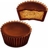 Reese Miniature Peanut Butter Cups Candy 45 pcs (1 lb) Individually Wrapped Milk Chocolate Cups in Festive