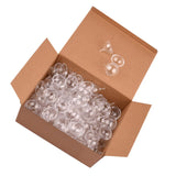 Beatifufu Plastic Candy Wrapper Balls 100pcs Hollow Wrapper Balls for Decorative Cups