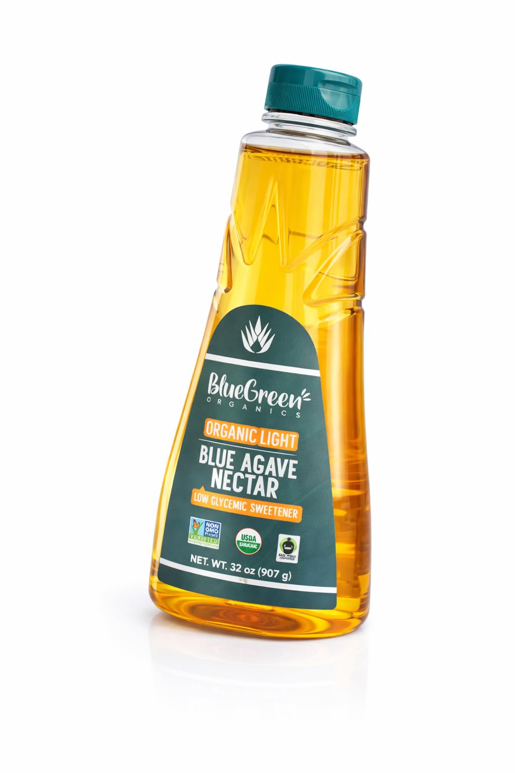 BLUE GREEN ORGANICS 32 oz Light Blue Agave | USDA Organic Natural Sweetener