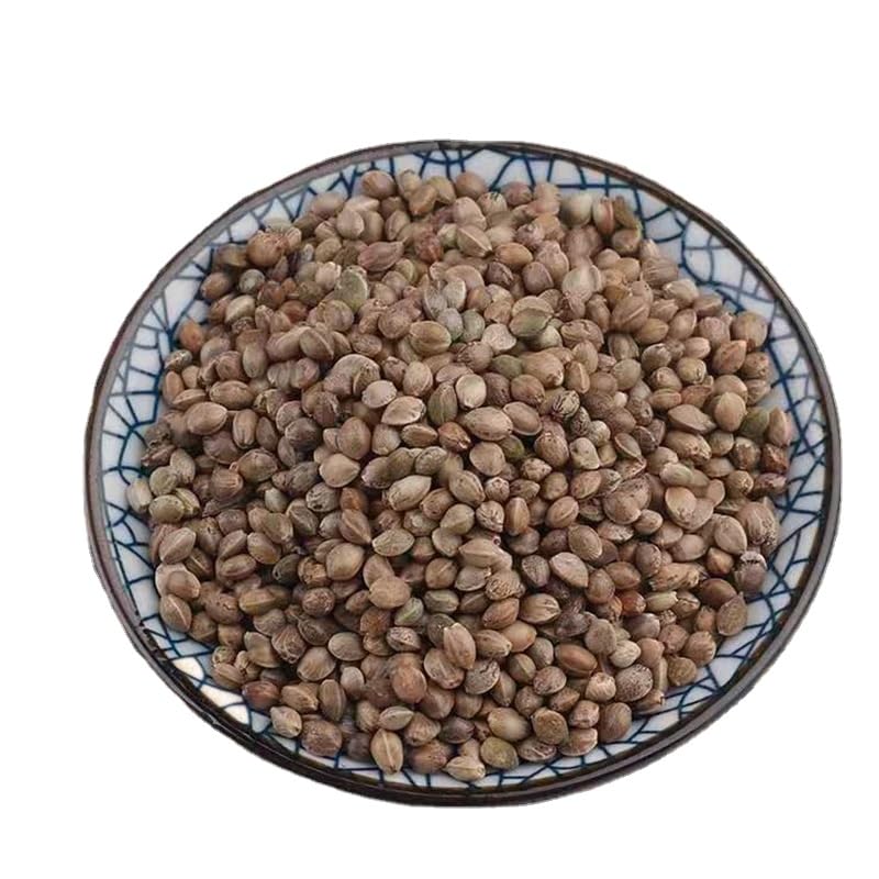 Zercumm Hemp Seed 500G Meat Hemp Seeds Non-Fumigating and Uncovering Hemp Seeds (Hemp seed 500g)