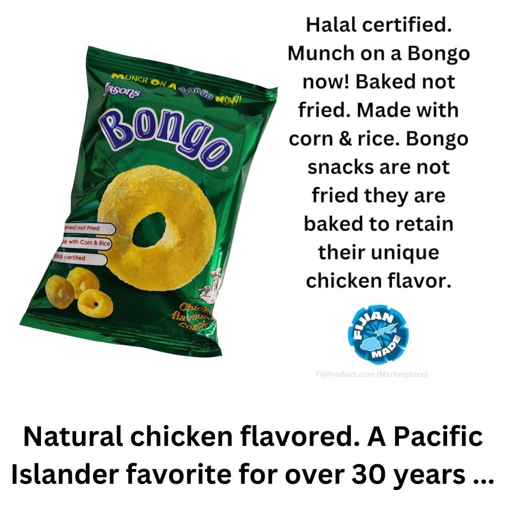 FIJI Snack - Mix Bhooja, Fried Peas, Cheese Bongo, Chicken Bongo (Value Pack Of 7) Home Style Made Variety Pack, Finest Tasty Snack!