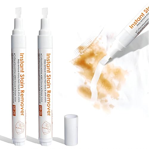 Bleach Pen,for Clothing,Stain Remover Pen,Travel Size Toiletries,Travel Essentials,Travel Accessories,Lnstantly Remove Stains(2pcs)-I