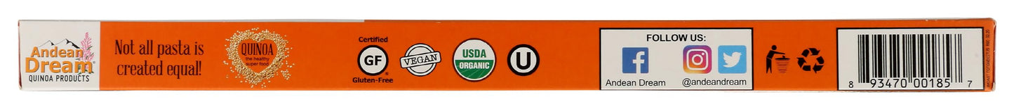 ANDEAN DREAM Organic Spaghetti with Turmeric, 8 OZ