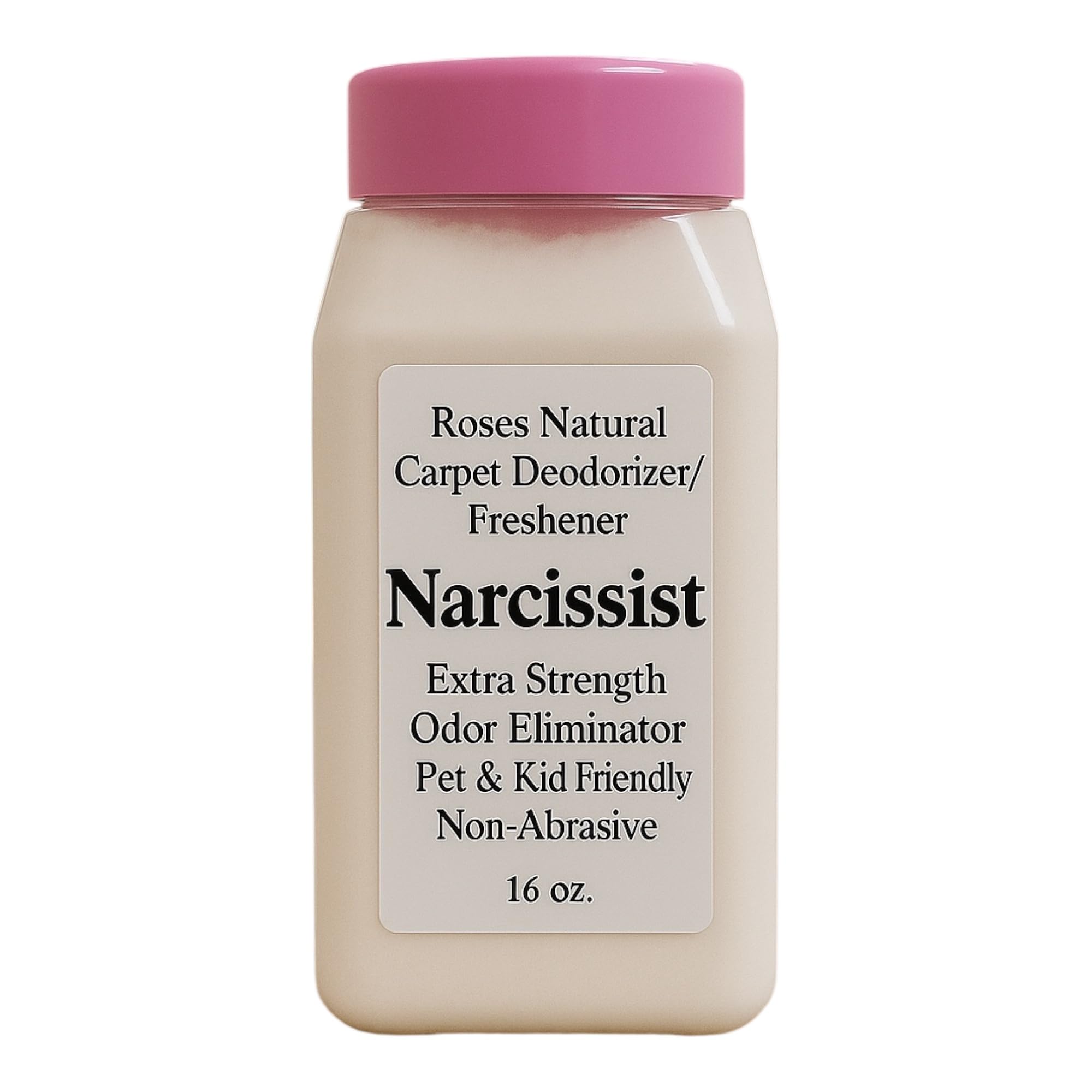 Roses Natural Carpet Deodorizer Powder - Multiple Scents, Pet & Kid Friendly, 16 oz (Narcissist)