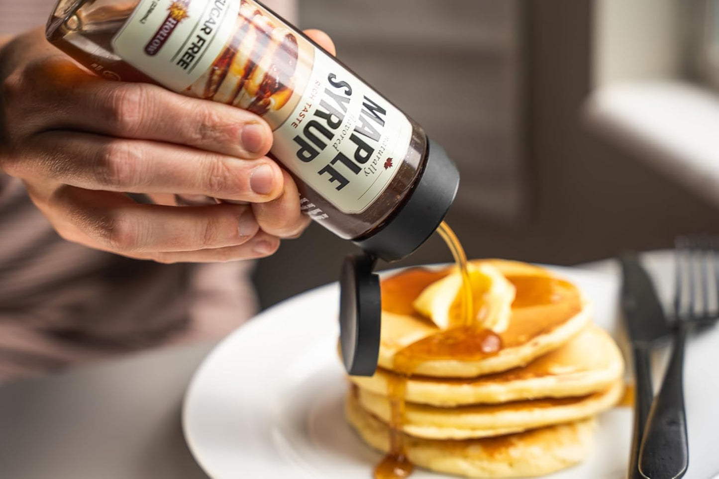 NATURES HOLLOW Sugar Free Maple Syrup, 8.5 OZ