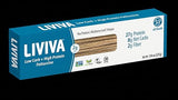 LIVIVA Low Carb High Protein KETO Value Pack Spaghetti Noodle Pasta 6 Pk - 135 g Protein per Box with Pea Protein & Konjac Flour - 8g Net Carbs