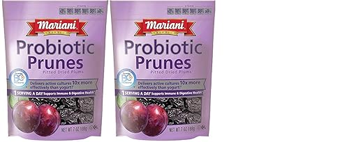 Probiotic Prunes - Two 6 oz Packages of Dried Prunes Plus Our Prunes Recipe Book - Great Value