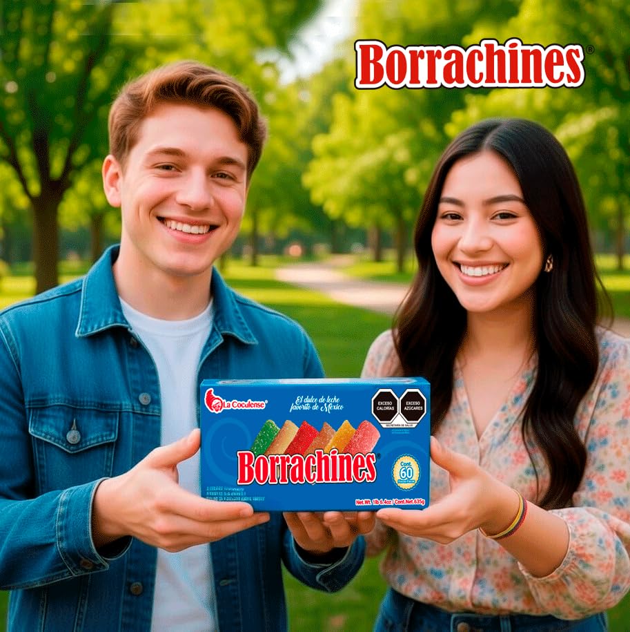 La Coculense - Borrachines - Assorted Milk Candies - 3 Boxes of 60 Pieces Each