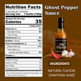 Mr. Flavor's Extreme Ghost Pepper Hot Sauce - Fiery & Flavorful, Perfect for Enhancing Meals with Bold Heat, 5oz