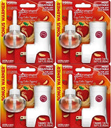 Glade Set of 4 Plugins Cozy Cider Sipping Plugins Starter Pack - Great for Housewarmings, Smelly Rooms, or Just to Spice Up Your Home!