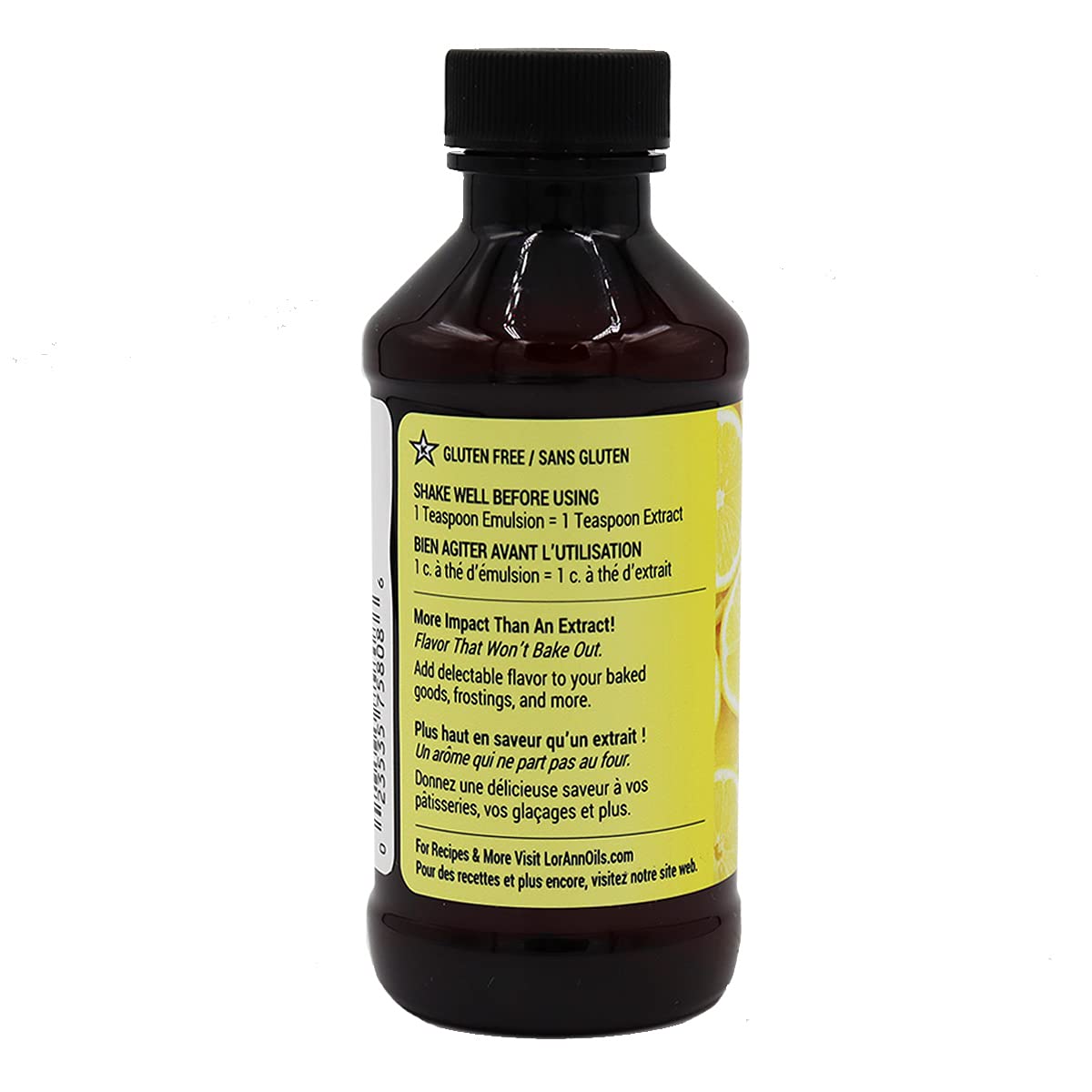 Lorann Oils Lemon Bakery Emulsion: Tangy Lemon Essence, Perfect for Amplifying Citrus Tones in Cakes, Cookies & Desserts, Gluten-Free, Keto-Friendly