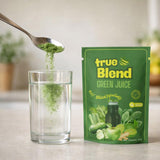 TrueBlend Green Juice Powder - Whole Fruit & Vegetable Drink Mix (240 g Pouch)