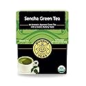 Buddha Teas - Organic Sencha Green Tea - For Health & Wellbeing - Japanese Green Tea - With Antioxidants & Minerals - Clean Ingredients - Caffeinated