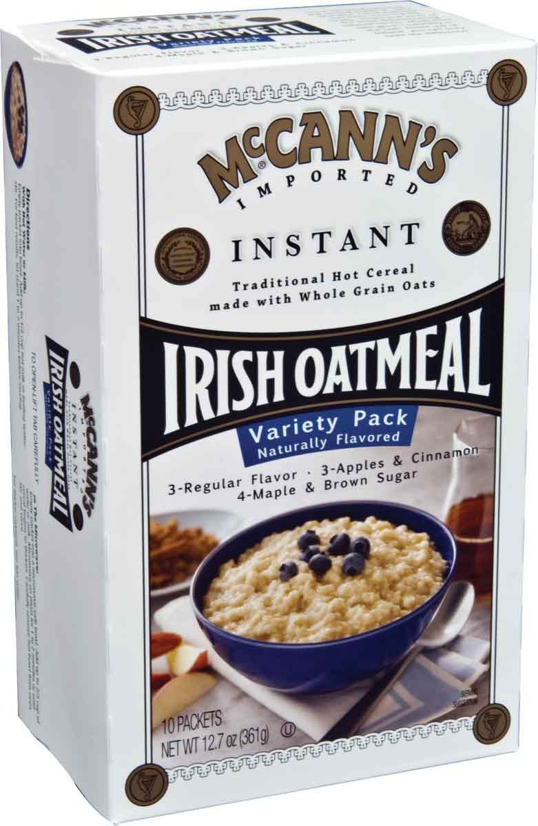 McCann's Instant Variety Pack Irish Oatmeal, 12.7 Ounce (Pack of 12)