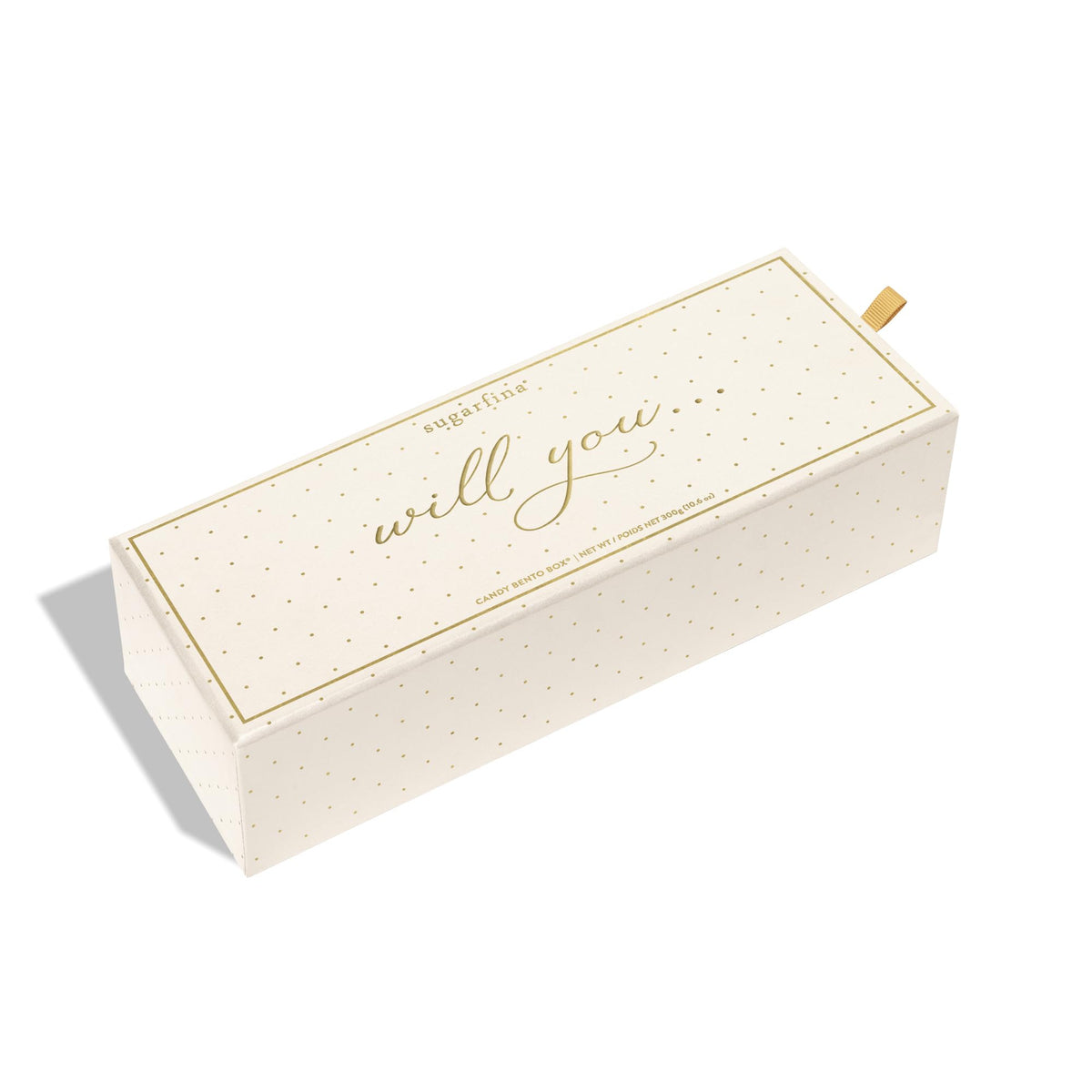 Sugarfina Will You Be My Bridesmaid 3 Piece Candy Bento Box | Champagne Bears, Peach Bellini, But First, Rosé Roses