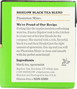 Bigelow Plantation Mint Tea Bags - 20 Count (Pack of 3)