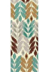 Leaf Ikat Disposable 2 Ply Eco Paper Guest Towels Tableware, 16 Pieces, Made from Paper, by Amscan