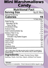 SMIBZE Natural Mini Marshmallows Candy 250 GM (Pack of 1) SMIBZE