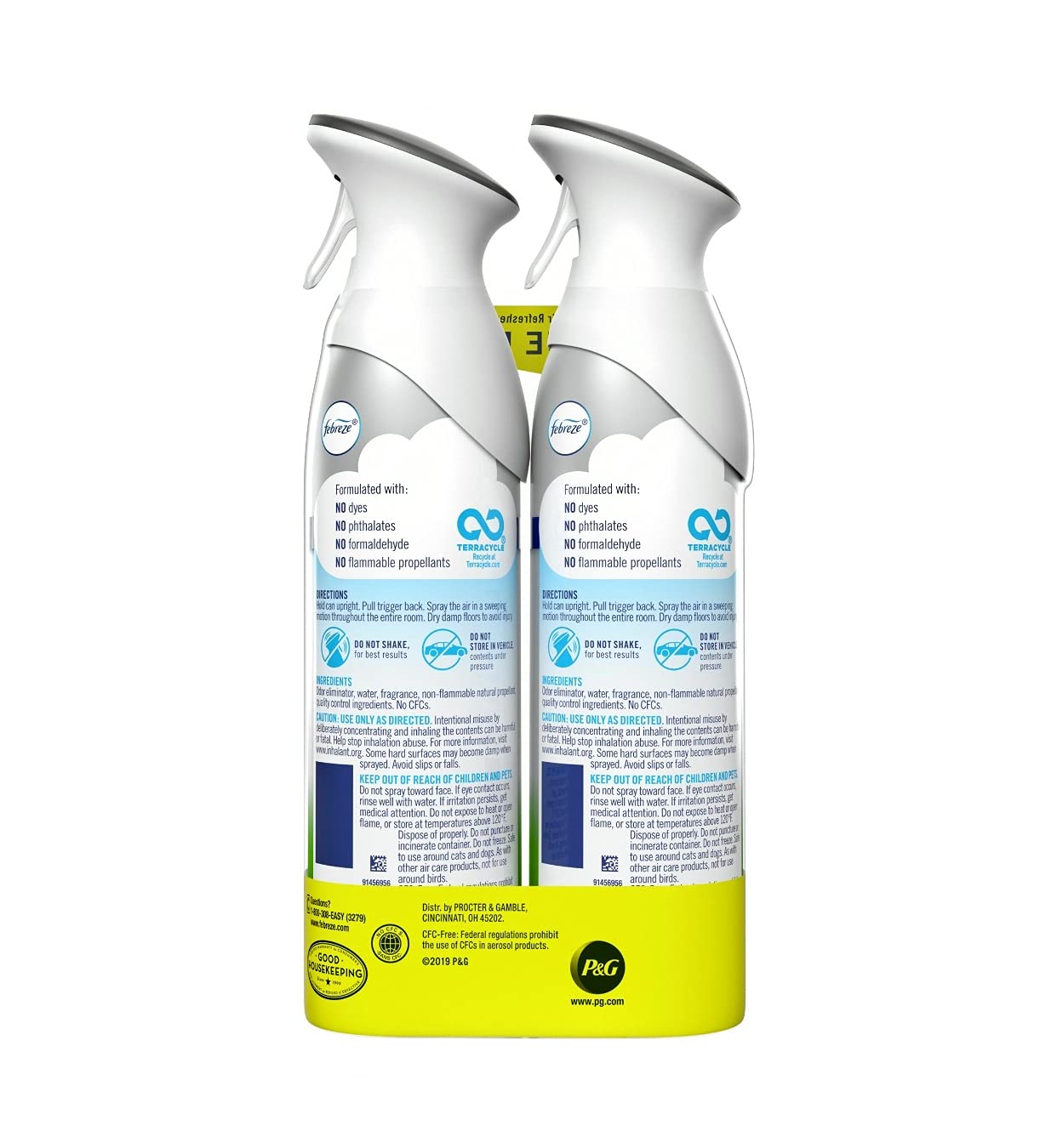 Febreze Pet Odor Eliminating Spray, 8.8 fl. oz., Pack of 2