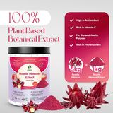 Bionutricia Roselle Hibiscus Extract Powder 7oz, High Antioxidant, Natural & Concentrate, Perfect for Tea & Beverage, Non-GMO, No Artificial Additives