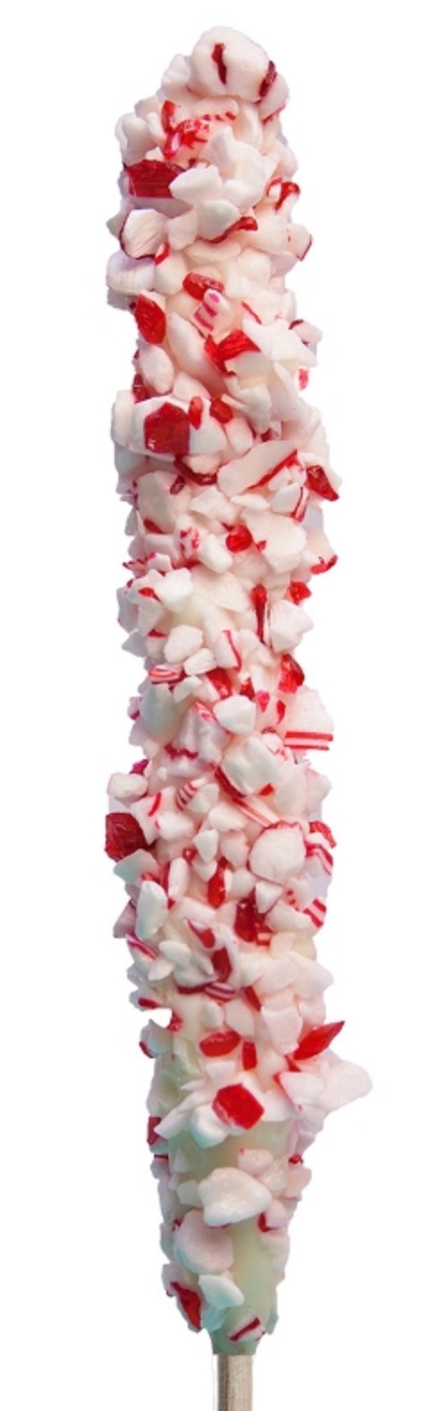 Melville Candy Mini Marshmallow Chocolate Spoons & Peppermint Stirrers Gift Set (White Chocolate Peppermint Stirrers 6ct)