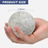 Wool Laundry Ball Pack of 6 Tumble Dryer Wool Ball Fabric Softener Alternative Reusable Wool Laundry Balls Nature’S Fabric Softeners for Fluffs
