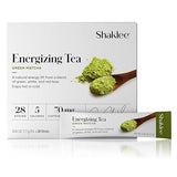 Shaklee Energizing Tea Green Matcha Flavor - Antioxidant-Rich Blend of Green Matcha, White, and Red Teas for Gentle Energy Lift - Energy Boost