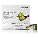 Shaklee Energizing Tea Green Matcha Flavor - Antioxidant-Rich Blend of Green Matcha, White, and Red Teas for Gentle Energy Lift - Energy Boost
