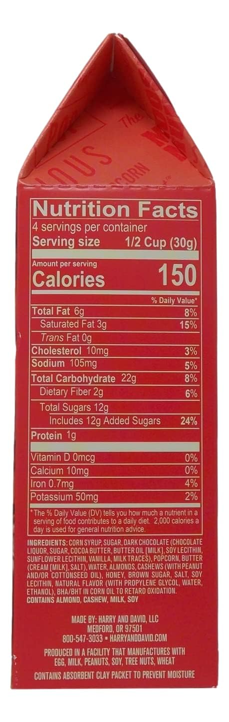 Harry & David Premium Gourmet Popcorn 3 Flavor Variety Pack Of 3