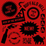 World's Best New Buffalo Hot Sauce! Golden Chile Winner Best Product for 2025! Hellfire Buffalo Hell - Made with Real Butter & Honey. Carolina Reapers