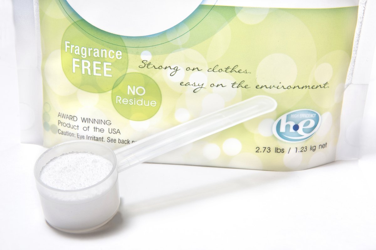 Savvy Green 108 Standard Wash Fragrance Free, Eco Clean Laundry Detergent Powder, 2.73 Lbs