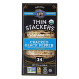 Lundberg Organic Thin Stackers, Five Grain, 6oz, Gluten-Free, Vegan, Kosher, USDA Certified Organic, Non-GMO Verified, Whole Grain Brown Rice