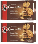 Baker's Choc-kits Crunchy Oat Biscuits/Cookie | Chocolate | Pack of 2 | 32-40 Cookies a Box | Kosher | Halal | Real Chocolate | Finest Ingredients |