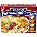 Nabisco Entertainment Crackers Variety Pack, Original Water, Vegetable, Pepper & Poppy, Wheat, 8 Individual Sleeves, 2 lb 8 oz