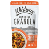 Wildway Keto Granola | Peach Pecan | Grain-Free, Certified Gluten-Free Cereal | Vegan, Low Carb | No Sugar Added | Paleo-Friendly | Non-GMO Fruit