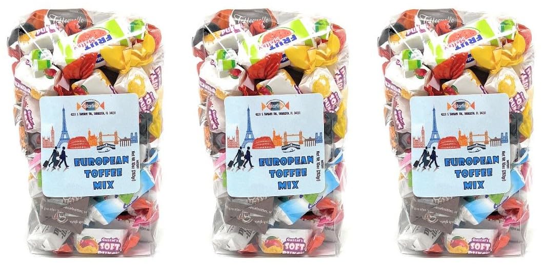 European Toffee Collection - Total wt. 30(Oz), Include: 3 pck of Toffee Mix,