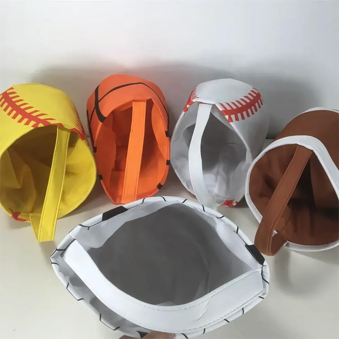 Basketball Easter Basket - Personalized Sport Easter Basket, Custom Name Canvas Sport Basket for Easter, Halloween, Easter Gift for Basketball Lovers