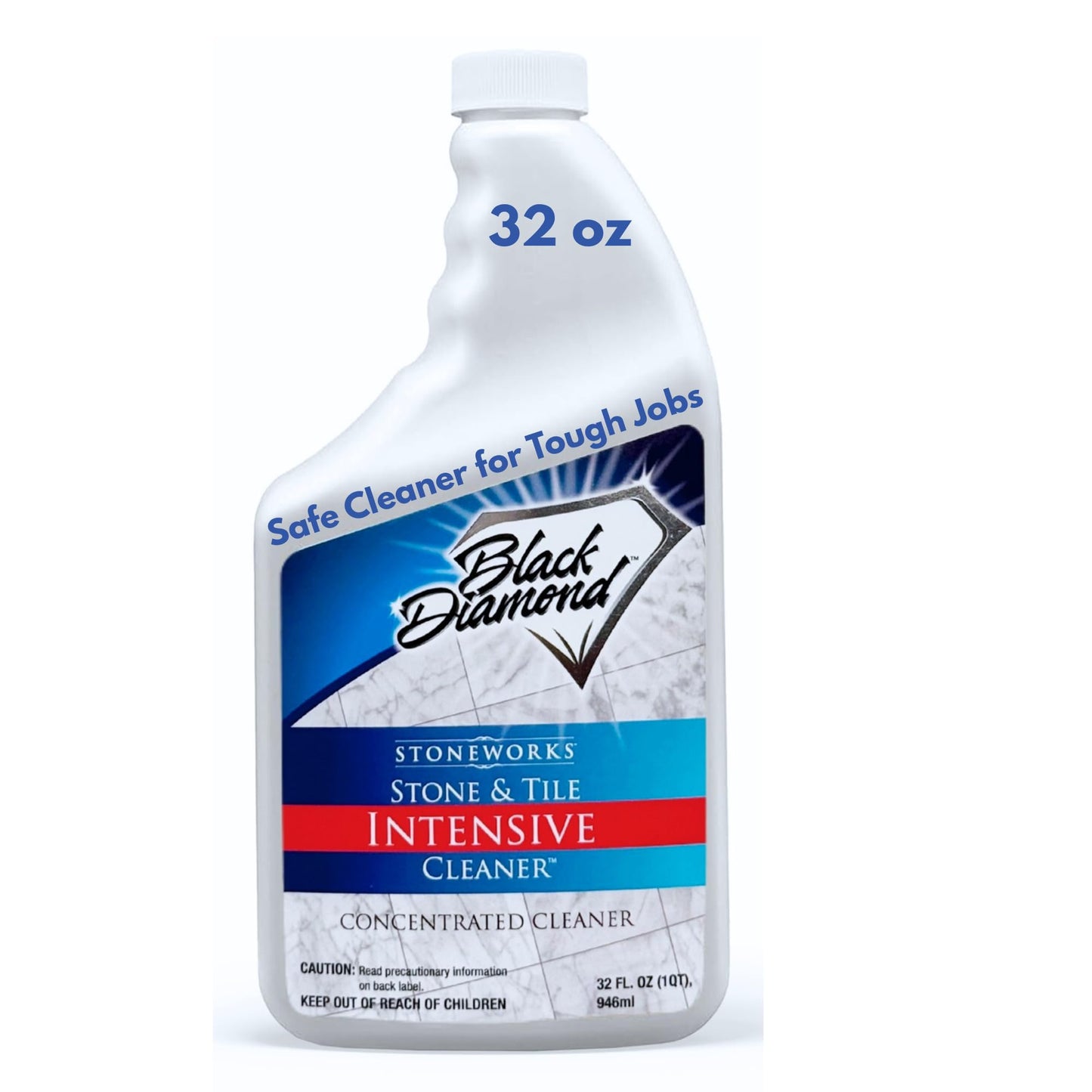 Black Diamond Stoneworks Stone & Tile Intensive Cleaner - Professional Deep Cleaner for Marble, Limestone, Travertine, Granite, Slate, Ceramic