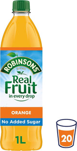 Robinsons Whole Orange No Added Sugar 1L (Pack of 4)