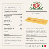 Rustichella d’Abruzzo Italian Long Pasta Variety 3-Pack - Bucatini, Spaghetti & Fusilli col Buco - 3 x 17.6 oz (500g) Artisan Durum Wheat Semolina