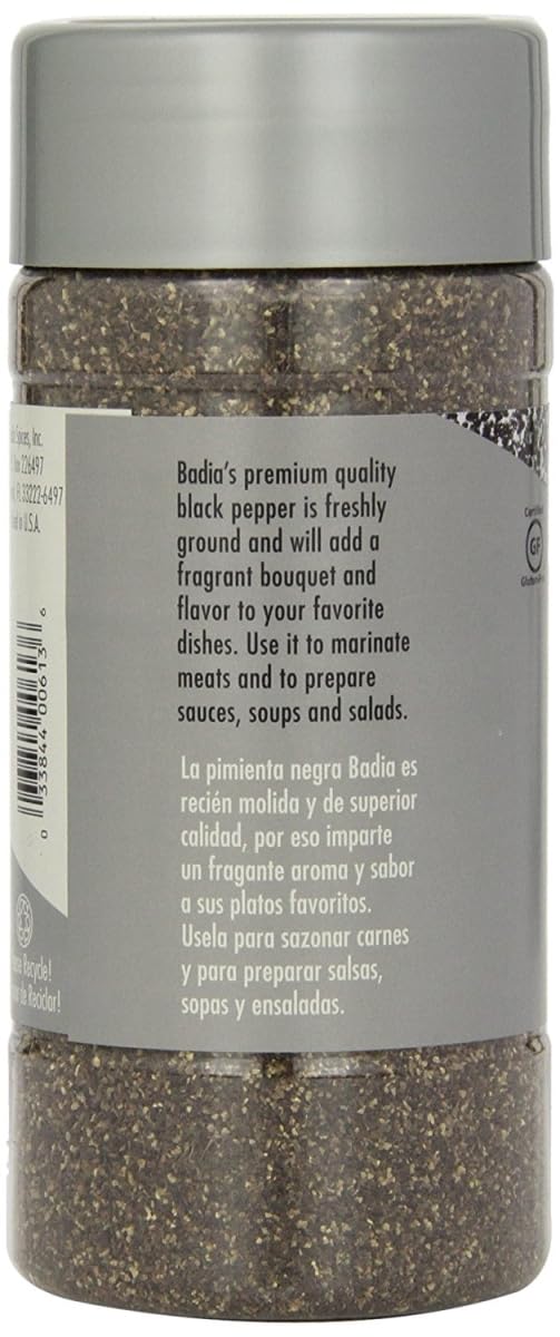 Badia Ground Black Pepper, 7 oz